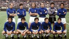 Paolo Rossi, seen here standing second from left before Italy's World Cup second-round match against Austria in Buenos Aires in 1978, had a football career that verged from euphoric highs to tragic lows