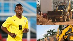 Ghana striker Majeed Waris funds grading of deplorable in Tamale