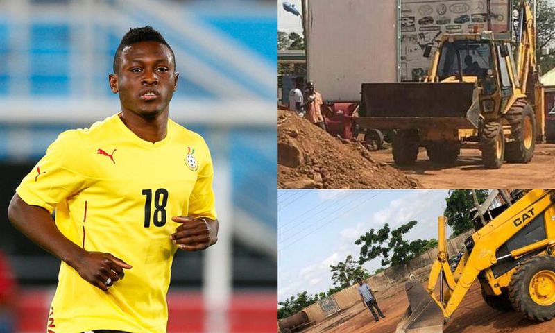 Ghana striker Majeed Waris funds grading of deplorable in Tamale