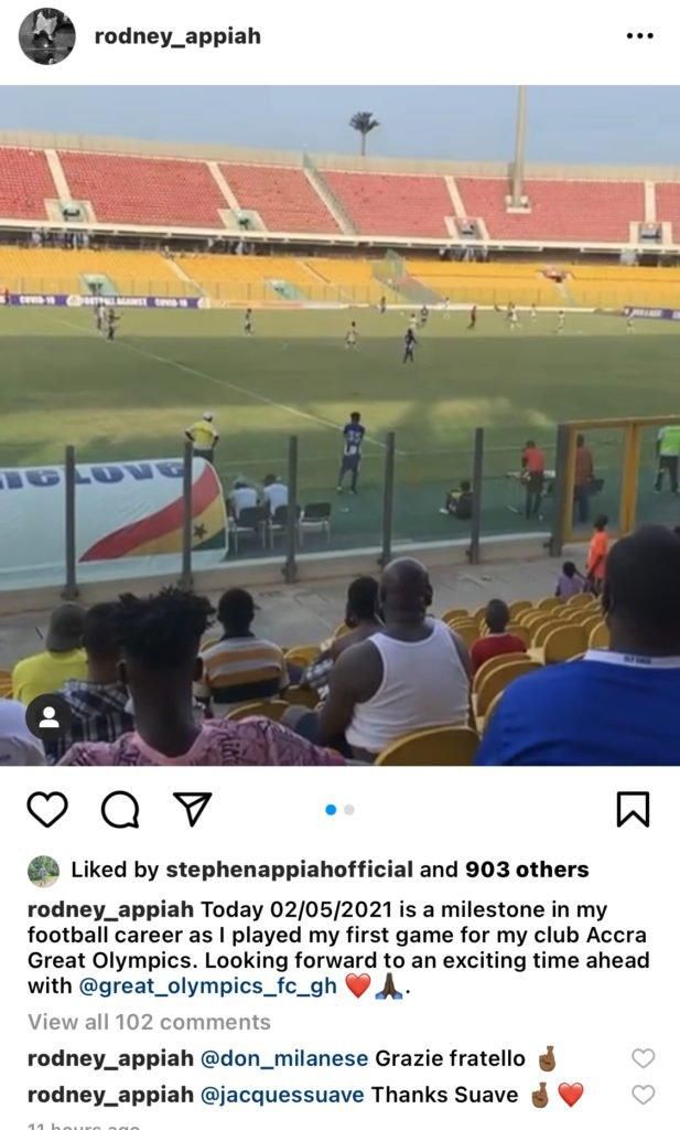 Rodney Appiah’s Tweet