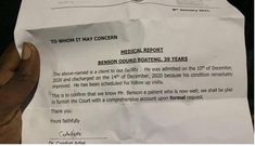 Funny Face shares psychiatric report on his mental health, ready for court (SCREENSHOT)