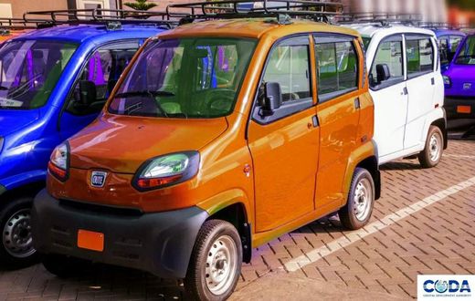 Government unveils quadricycles for ‘okada’ and ‘pragya’ riders