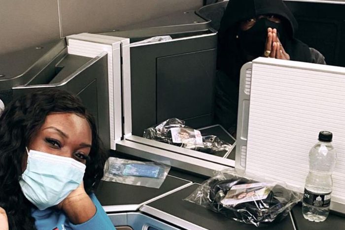 Stonebwoy and wife Dr Louisa