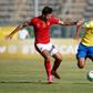 Mohamed Salah (L) scored the first goal as Al Ahly of Egypt beat Renaissance Berkane of Morocco 2-0 on Friday to win the CAF Super Cup.