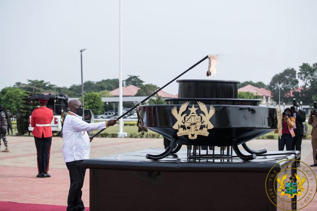 Independence Day parade at Jubilee House