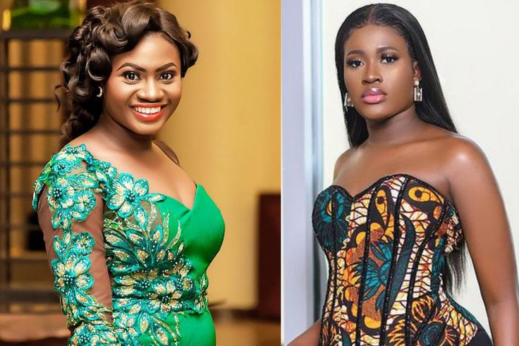 Martha Ankomah and Fella Makafui