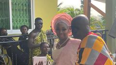 Nana Bediatuo Asante and wife