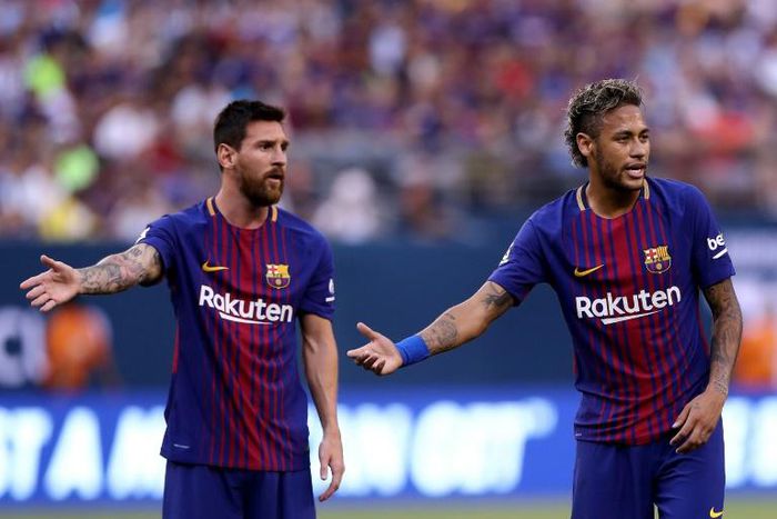 Lionel Messi and Neymar played four seasons together at Barcelona
