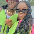 Stonebwoy and Luoisa on a weekend getaway with their family
