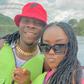 Stonebwoy and Luoisa on a weekend getaway with their family
