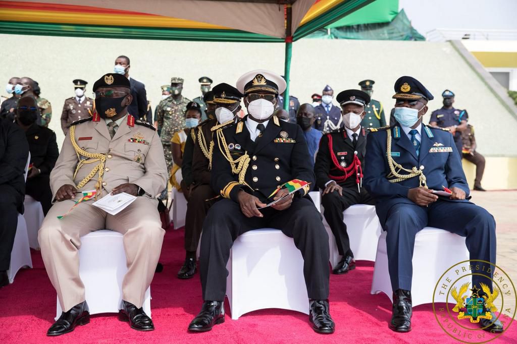 Independence Day parade at Jubilee House