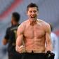 Goal machine: Robert Lewandowski scored 48 goals for Bayern Munich this season