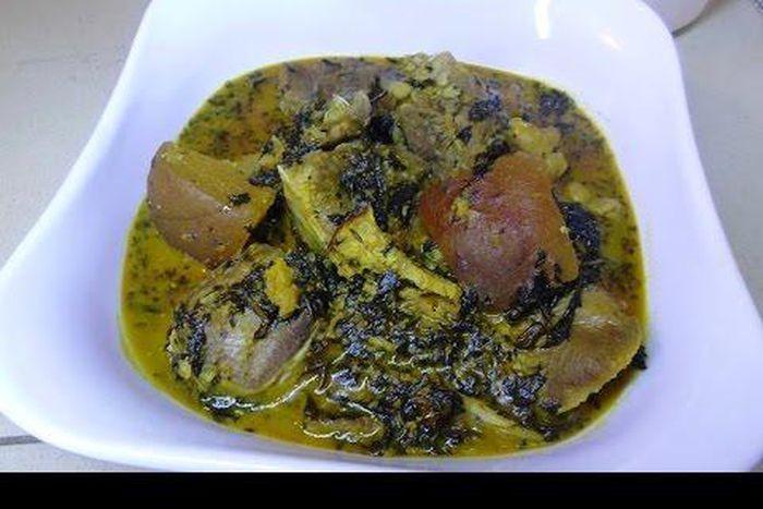 The perfect Ghanaian bitter leaf soup