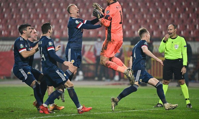 Back in the big time: Scotland are in a major tournament for the first time in 23 years