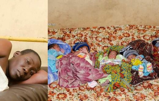 Farmer calls for help as wife gives birth to quintuplets in addition to their 5 children