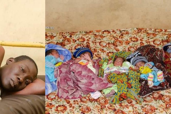 Farmer calls for help as wife gives birth to quintuplets in addition to their 5 children