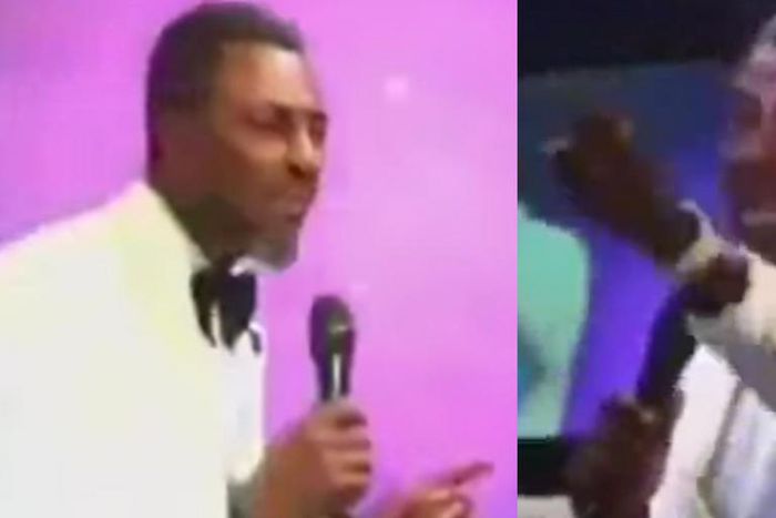 If you fall under the anointing and break anything, you’ll pay – Pastor warns members