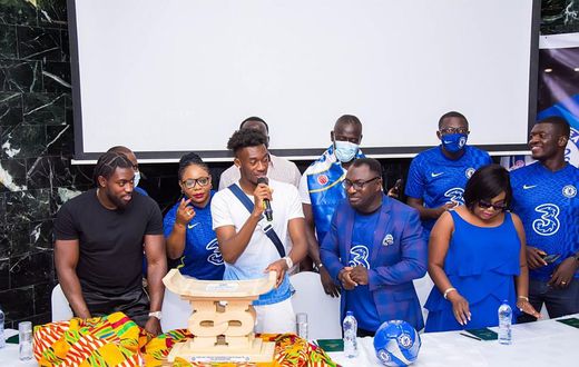 Callum Hudson-Odoi honoured by Chelsea supporters in Ghana
