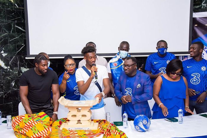 Callum Hudson-Odoi honoured by Chelsea supporters in Ghana