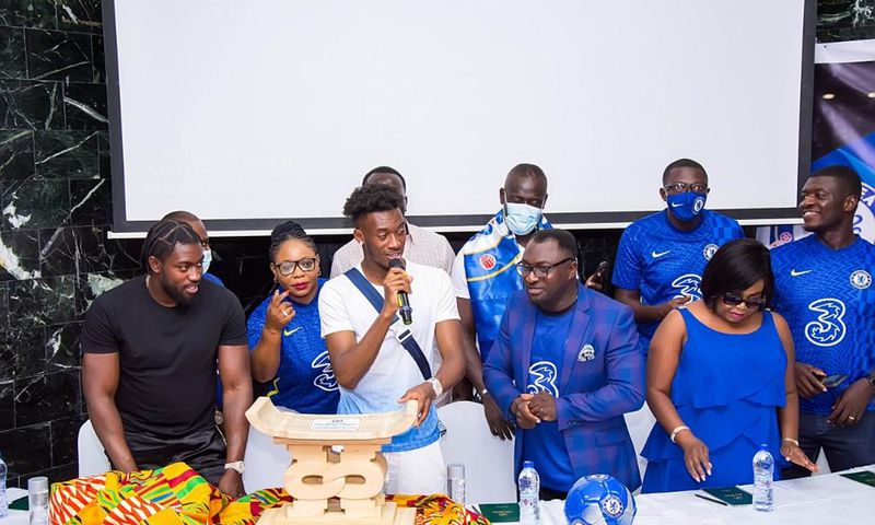 Callum Hudson-Odoi honoured by Chelsea supporters in Ghana