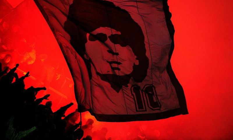 Napoli fans idolised Diego Maradona