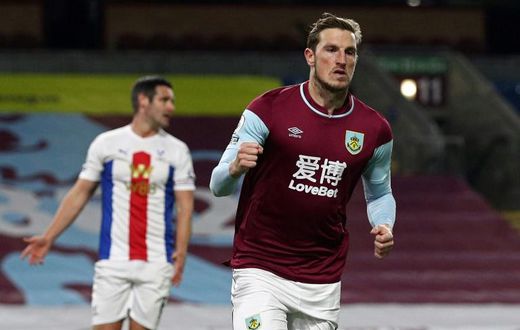 Burnley's New Zealand striker Chris Wood