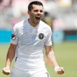 Lewis Morgan Inter Miami CF celebrates after scoring the equalizer in Miami's 1-1 MLS draw with Atlanta United