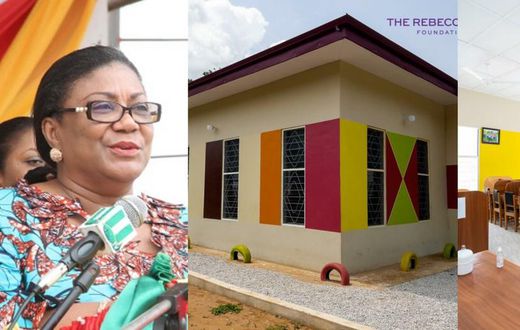 First Lady Rebecca Akufo-Addo builds beautiful library for the people of Kumawu