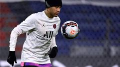 Neymar has played just 20 minutes for PSG since picking up an injury in early February but the Brazilian is fit again going into a huge week with his club