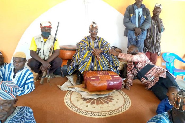 Chiefs sacrifice goat and fowls on Buipe-Tamale road to sack accident-causing spirits