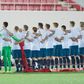 Protest: Norway players wearing t-shirts with the slogan 'Human rights, on and off the pitch' before the qualifier against Gibraltar