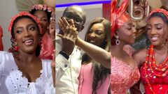 Roseline Okoro: Yvonne Okoro’s sister ties the knot; KiDi, Majid Michel grace ceremony