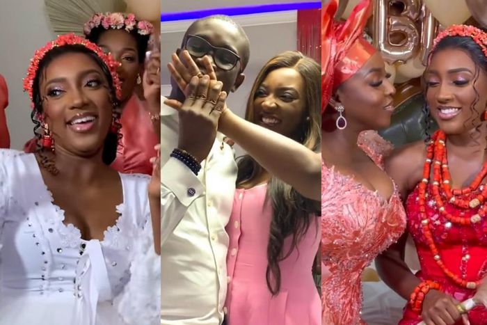 Roseline Okoro: Yvonne Okoro’s sister ties the knot; KiDi, Majid Michel grace ceremony