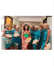Kuukua and bridesmaids