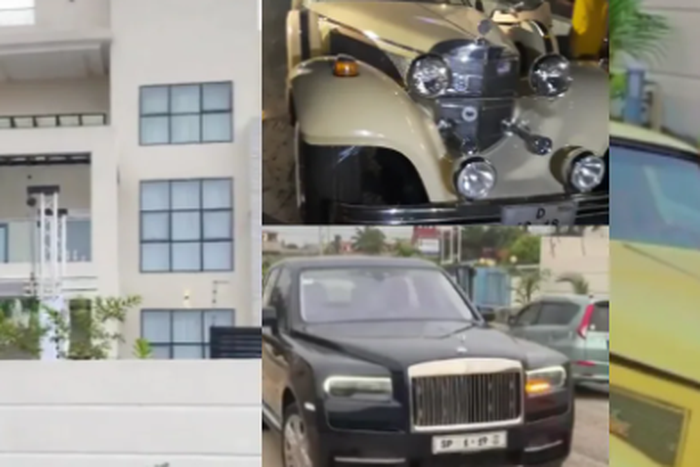 Osei Kwame Despite and Ernest Ofori Sarpong display wealth at friend's lavish party