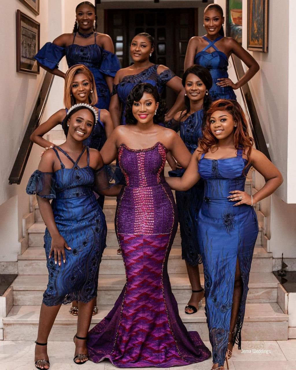 Grace and her bridesmaids