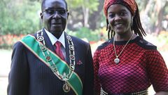 Grace Mugabe summoned for “improperly” burying late Robert Mugabe