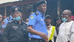 Lagos State Commissioner of Police (CP), Hakeem Odumosu (M). [Twitter/@malikandu]