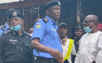 Lagos State Commissioner of Police (CP), Hakeem Odumosu (M). [Twitter/@malikandu]