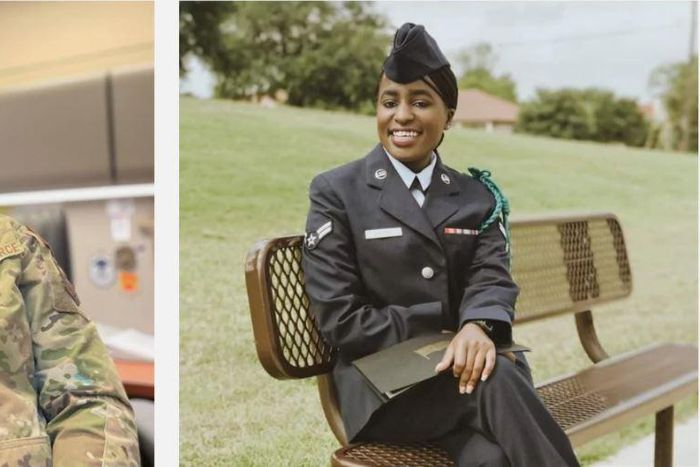 Beautiful woman enlisted into the US air force after being rejected four times in Africa