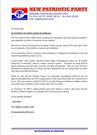 Statement from NPP
