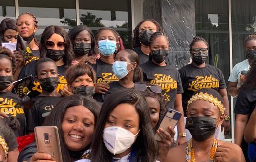 Erica in Ghana (Source: Twitter)