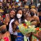 Erica in Ghana (Source: Twitter)