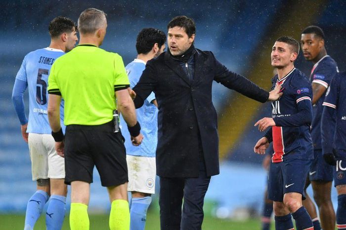 Mauricio Pochettino saw his PSG side eliminated by Manchester City in the Champions League semi-finals