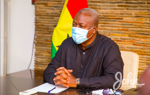 John Dramani Mahama meets the Rawlings'