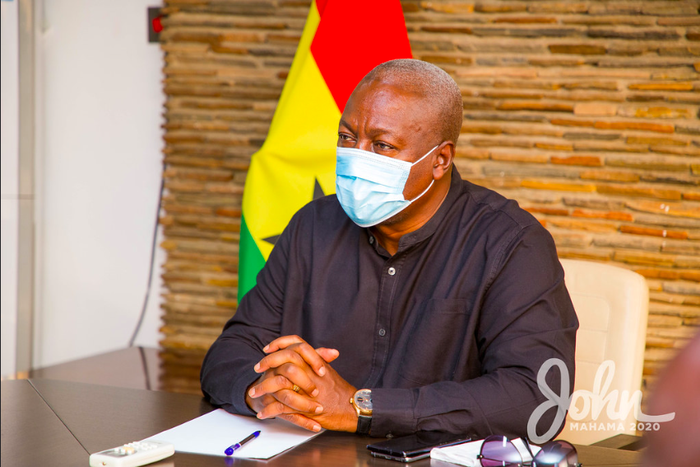 John Dramani Mahama meets the Rawlings'