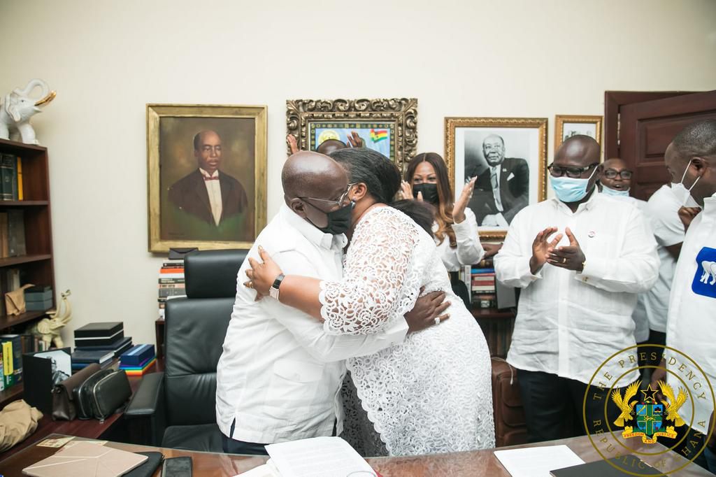 Nana Akufo-Addo and Rebecca