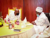 Akufo-Addo, Bawumia, Father Campbell hold Iftar with Chief Imam