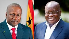 John Mahama and Nana Addo