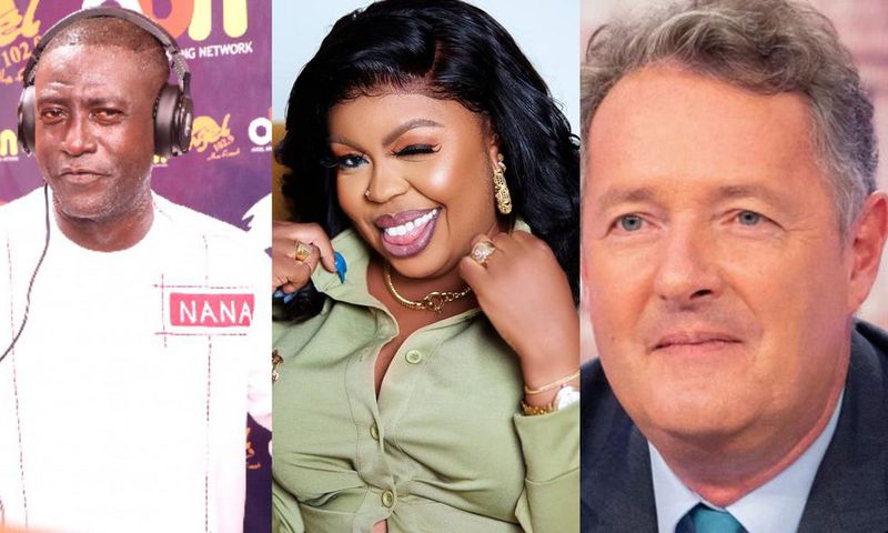 Afia Schwarzenegger, Captain Smart and Piers Morgan